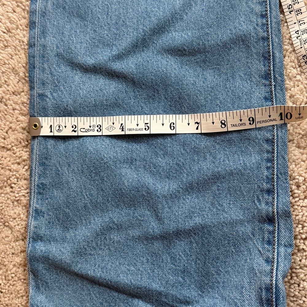 Levi's Medium Blue High-Rise Wide Leg Jeans - Picture 7 of 7